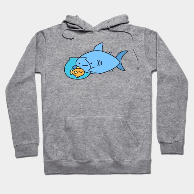 Pancake Shark Hoodie by Robot Dance Battle